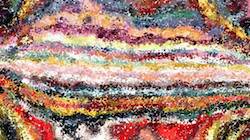 Second of 'reflets &mdash; paint synthesiser classic &mdash; 3.0 collection modulated texture strokes 2'.