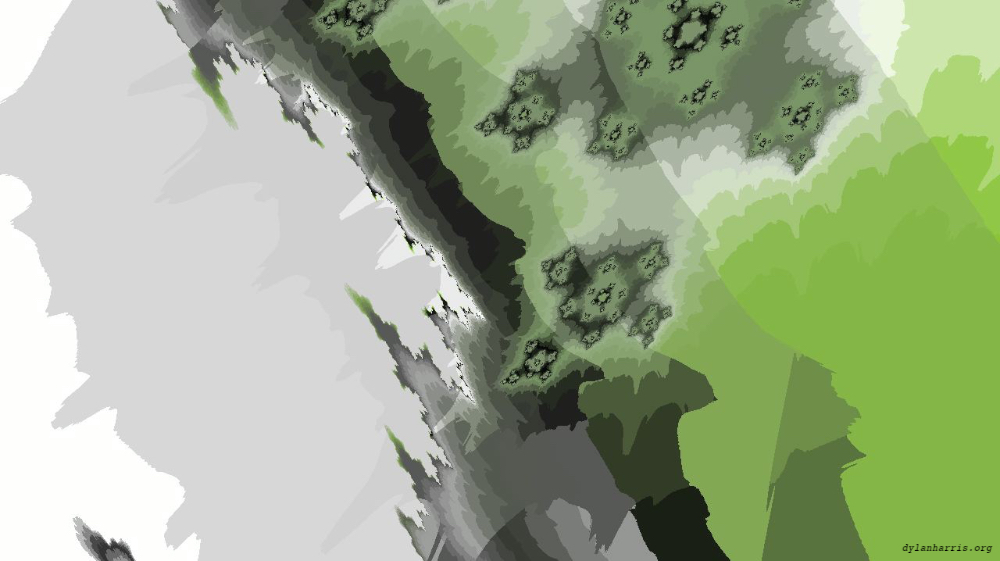 Image 'reflets &mdash; msg &mdash; variations 1 new attractor 1 4'.