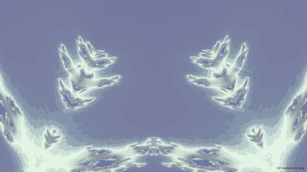 Image 'reflets &mdash; msg &mdash; variations 1 new attractor 2 4'.