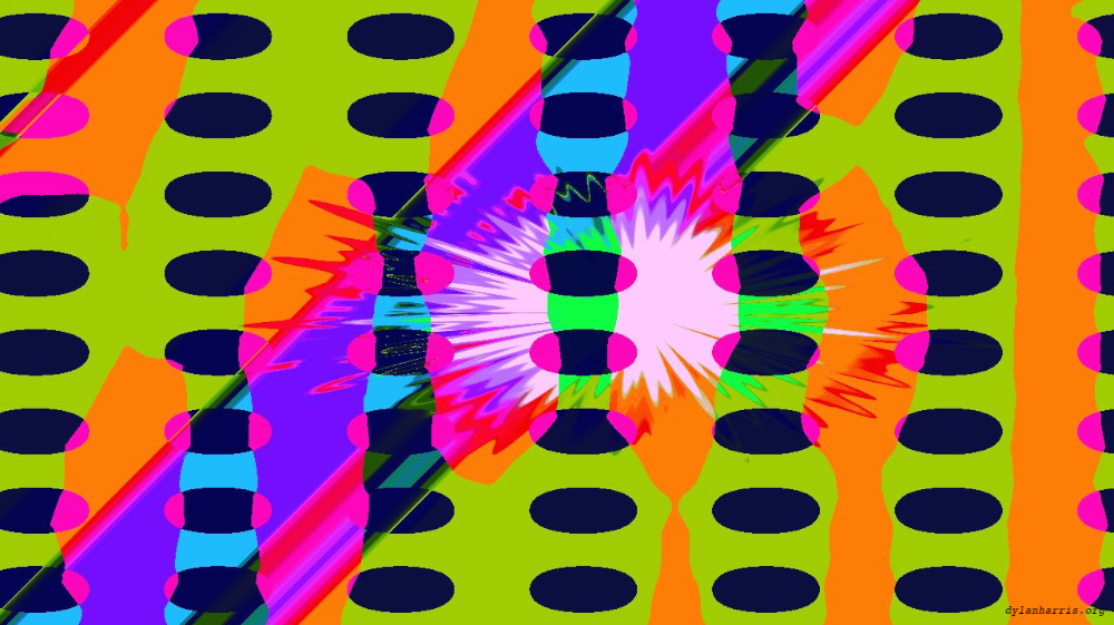 Image 'reflets &mdash; msg &mdash; variations 0 op art 1 4'.