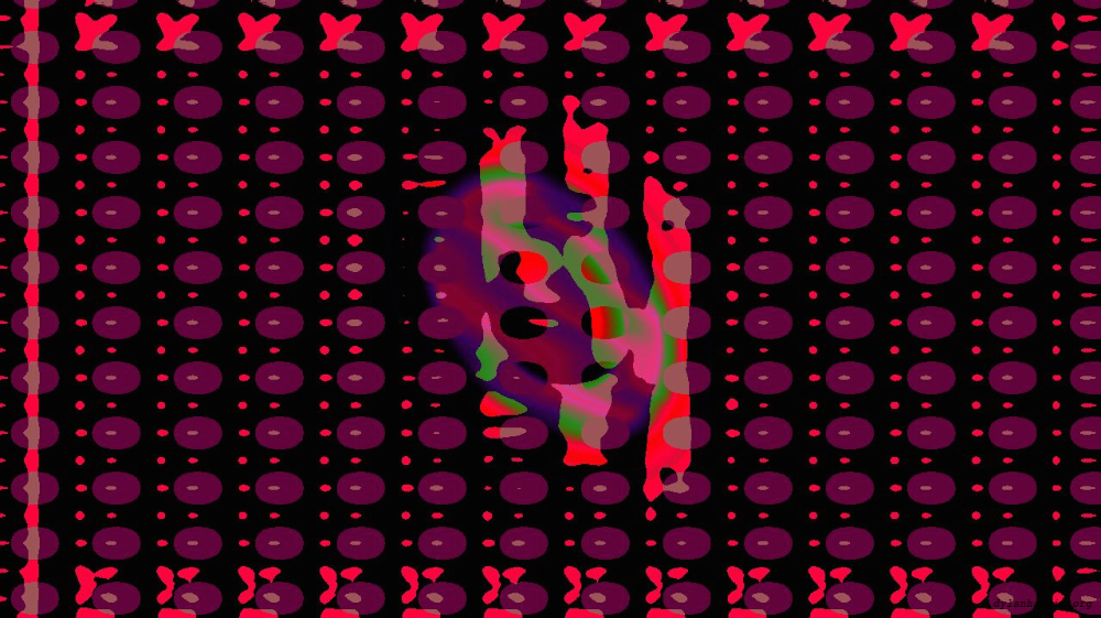 Image 'reflets &mdash; msg &mdash; variations 0 op art 2 7'.