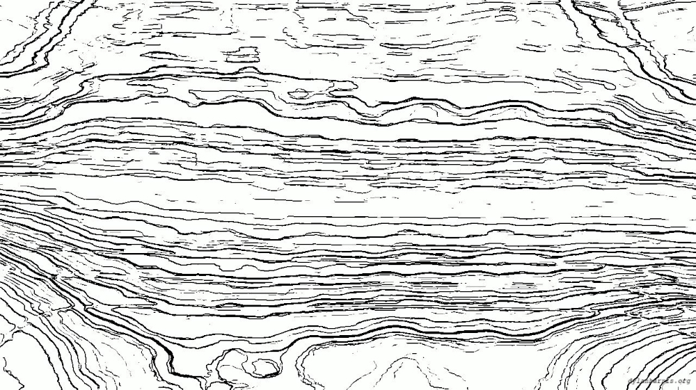 Image 'reflets &mdash; paint action sequence &mdash; outlines 2'.