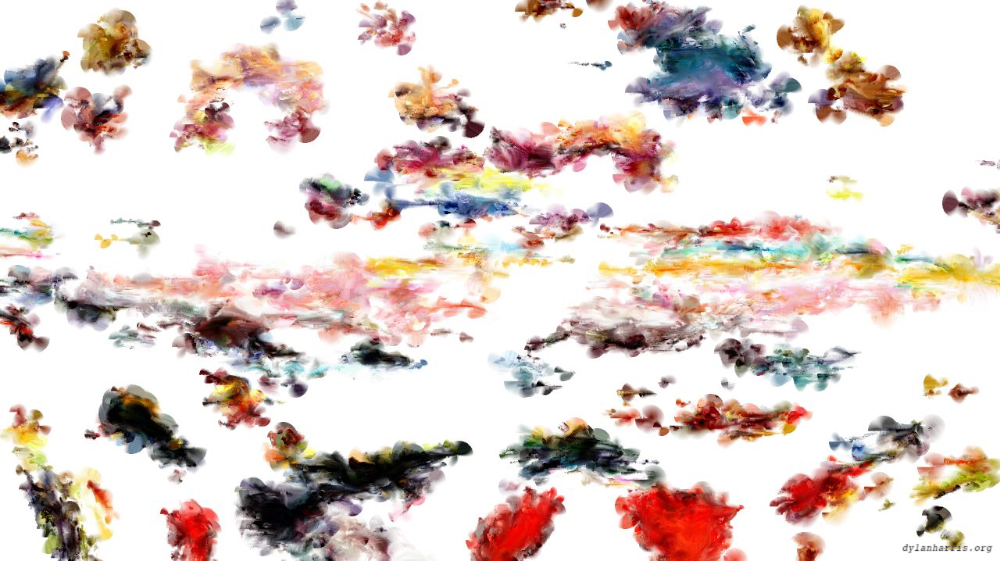 Image 'reflets &mdash; paint action sequence &mdash; paint 3'.
