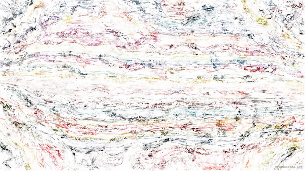 Image 'reflets &mdash; paint action sequence &mdash; paint 1 1'.
