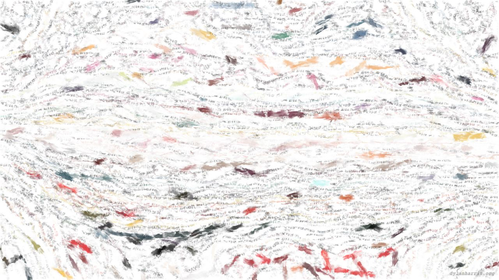 Image 'reflets &mdash; paint action sequence &mdash; paint 1 3'.