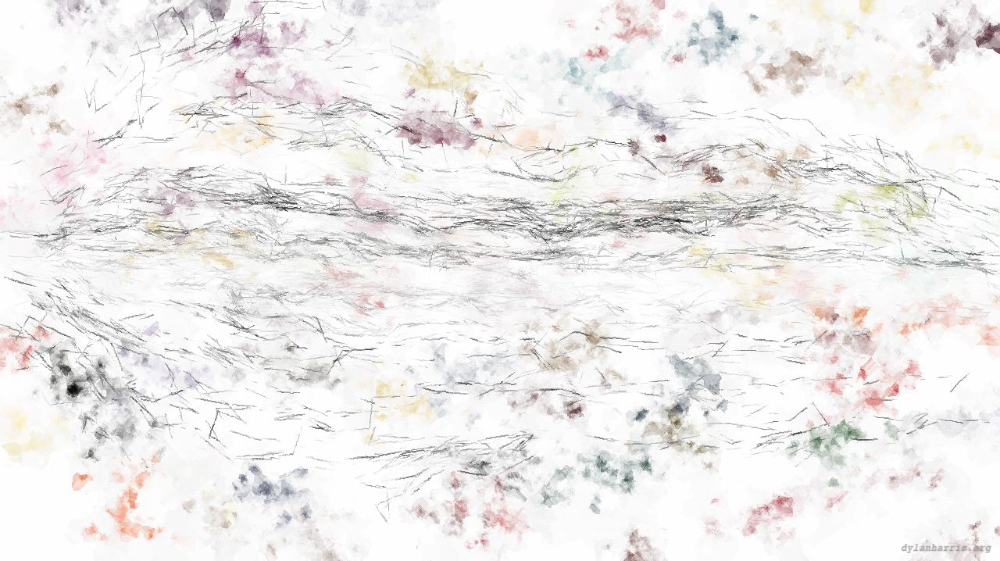 Image 'reflets &mdash; paint action sequence &mdash; paint 1 5'.