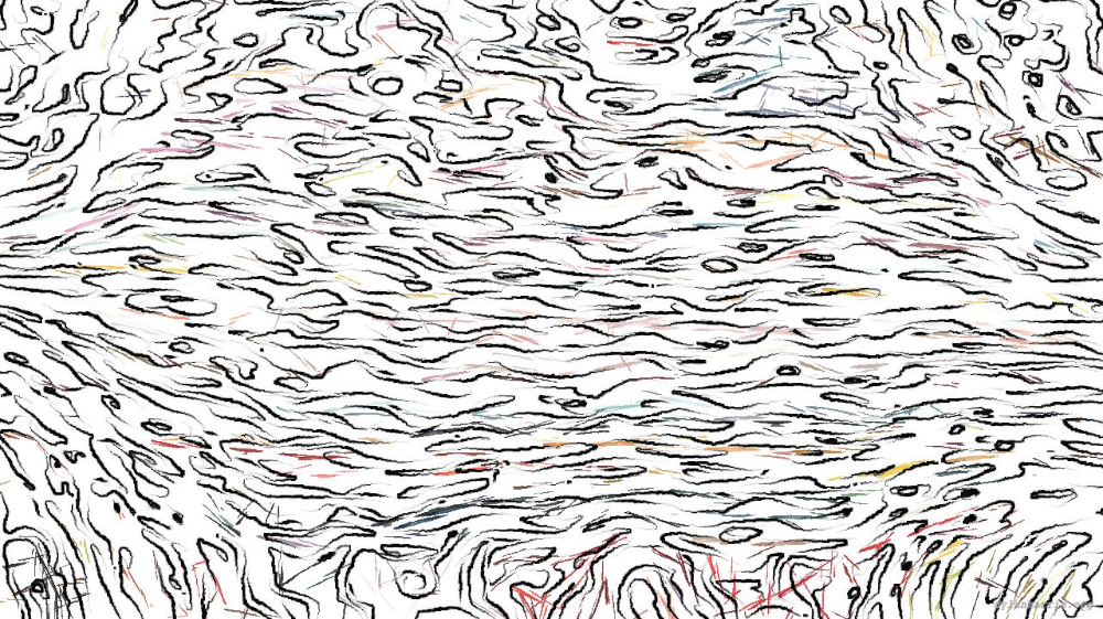 Image 'reflets &mdash; paint action sequence &mdash; paint 1 7'.