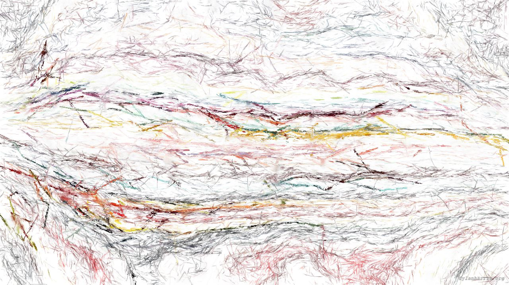 Image 'reflets &mdash; paint action sequence &mdash; paint 2 4'.