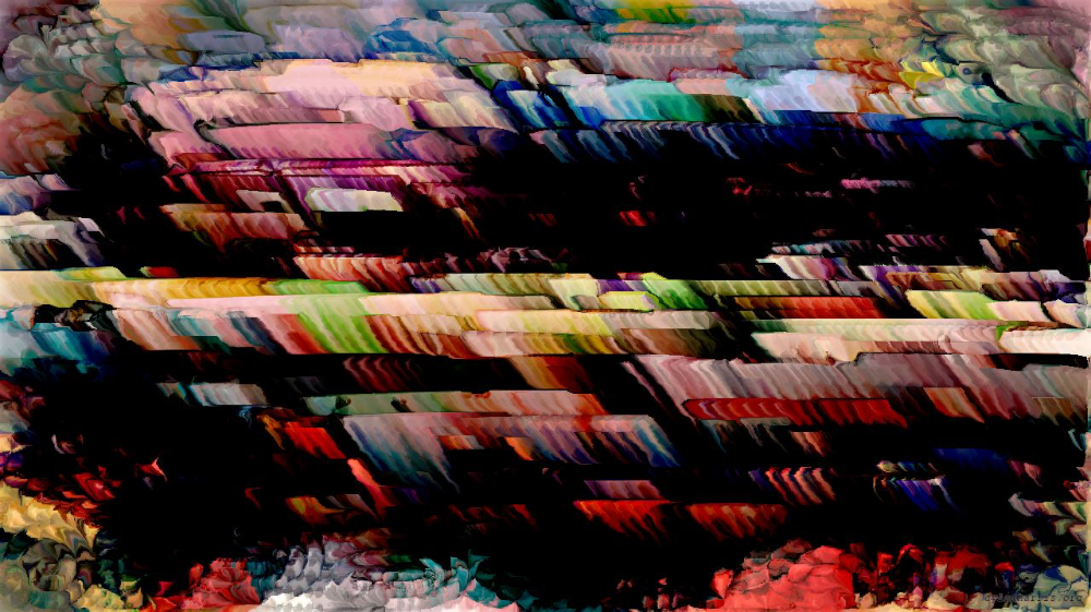 Image 'reflets &mdash; paint action sequence &mdash; paint in 1 7'.