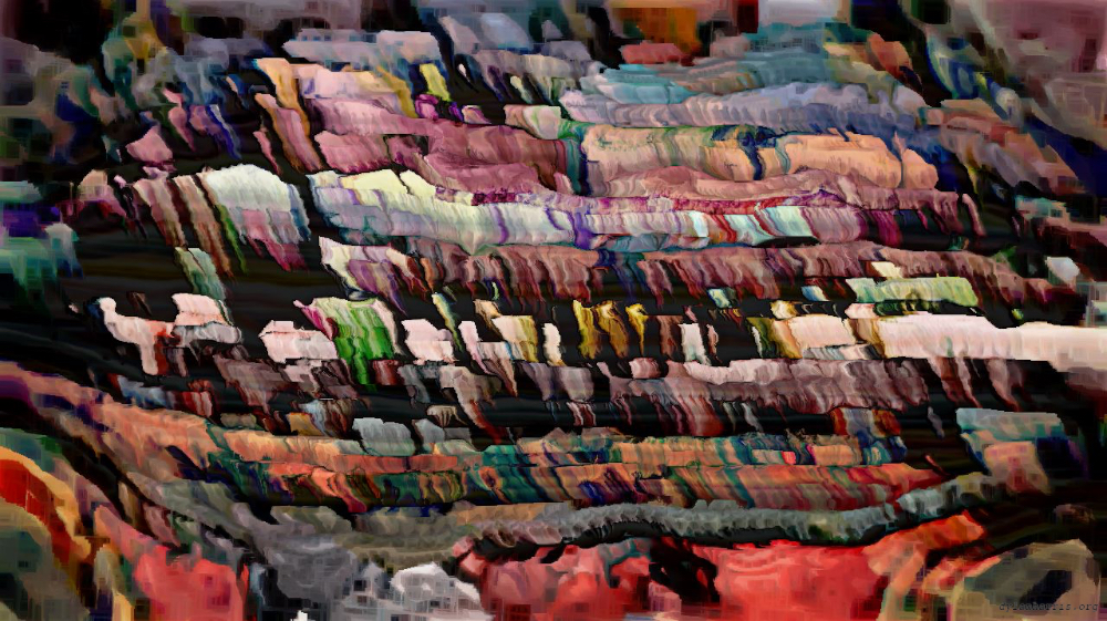 Image 'reflets &mdash; paint action sequence &mdash; paint in 2 1'.