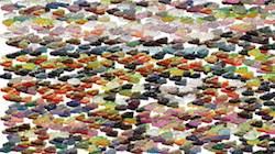 Fourth of 'reflets &mdash; paint synthesiser classic &mdash; 2.0 collection particle pen 1'.