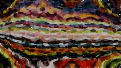 Second of 'reflets &mdash; paint synthesiser classic &mdash; 2.0 collection particle pen 3'.