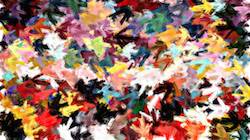 Third of 'reflets &mdash; paint synthesiser classic &mdash; 3.0 collection particles 2'.