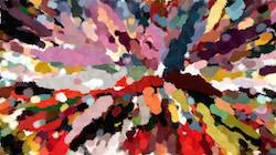 Second of 'reflets &mdash; paint synthesiser classic &mdash; 3.5 collection particles 4'.