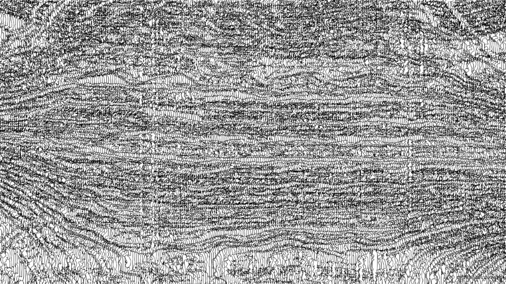 Image 'reflets &mdash; paint action sequence &mdash; pantograph etching 1 8'.