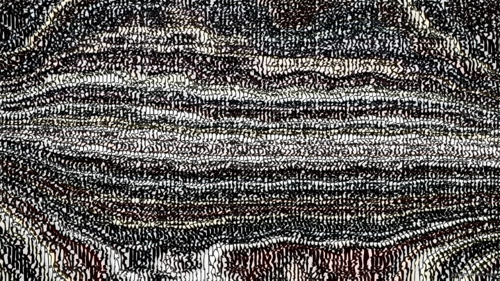 Image 'reflets &mdash; paint action sequence &mdash; pantograph etching 2 4'.