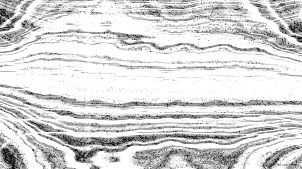 Image 'reflets &mdash; paint action sequence &mdash; pencil sketch 1 3'.
