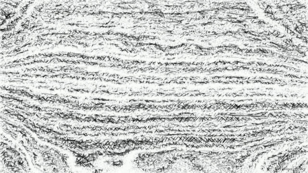 Image 'reflets &mdash; paint action sequence &mdash; pencil sketch 1 8'.