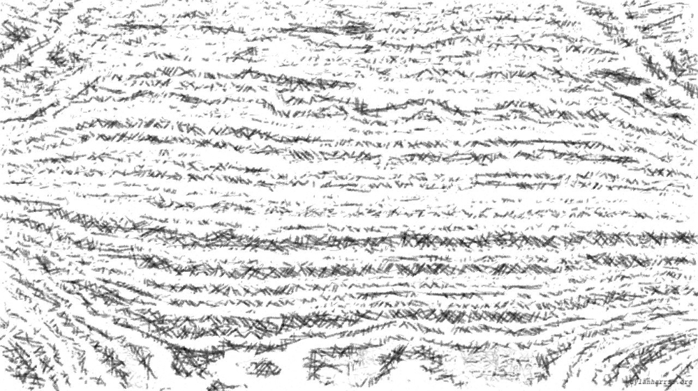 Image 'reflets &mdash; paint action sequence &mdash; pencil sketch 2 2'.