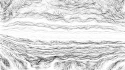 Eighth of 'reflets &mdash; paint synthesiser classic &mdash; 4.0 collection pencil sketch 3'.