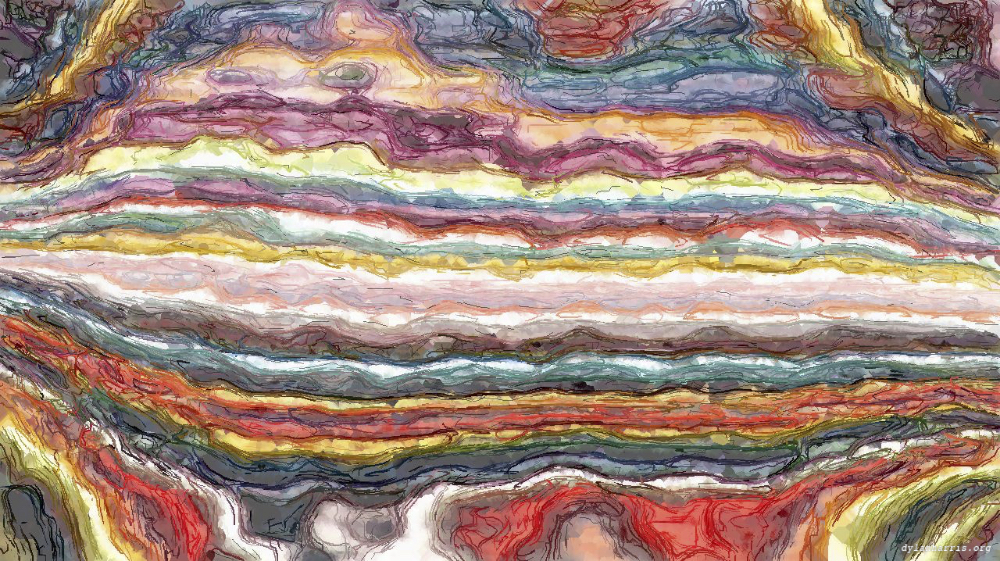 Image 'reflets &mdash; paint action sequence &mdash; process movie tutorial 1 8'.