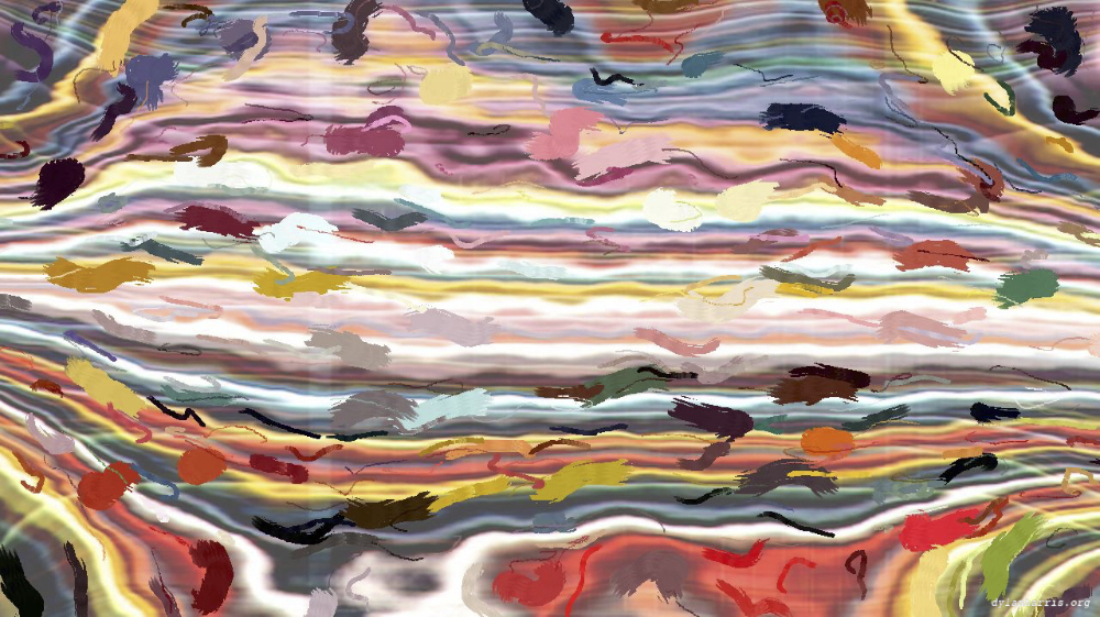 Image 'reflets &mdash; paint action sequence &mdash; process movie tutorial 2 5'.