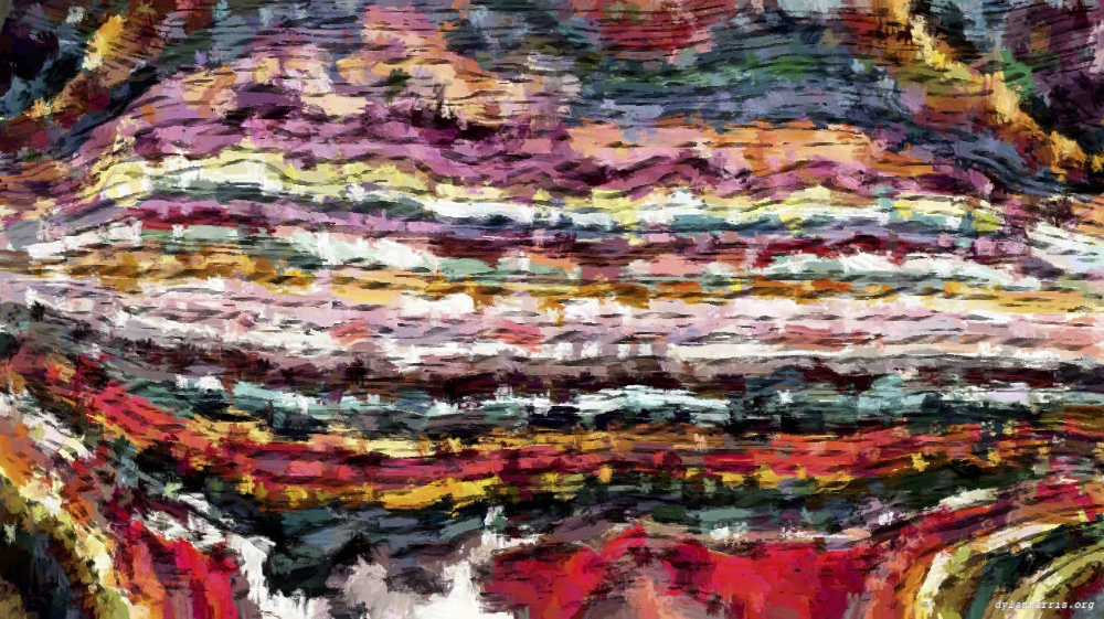 Image 'reflets &mdash; paint action sequence &mdash; portrait idea 2 5'.