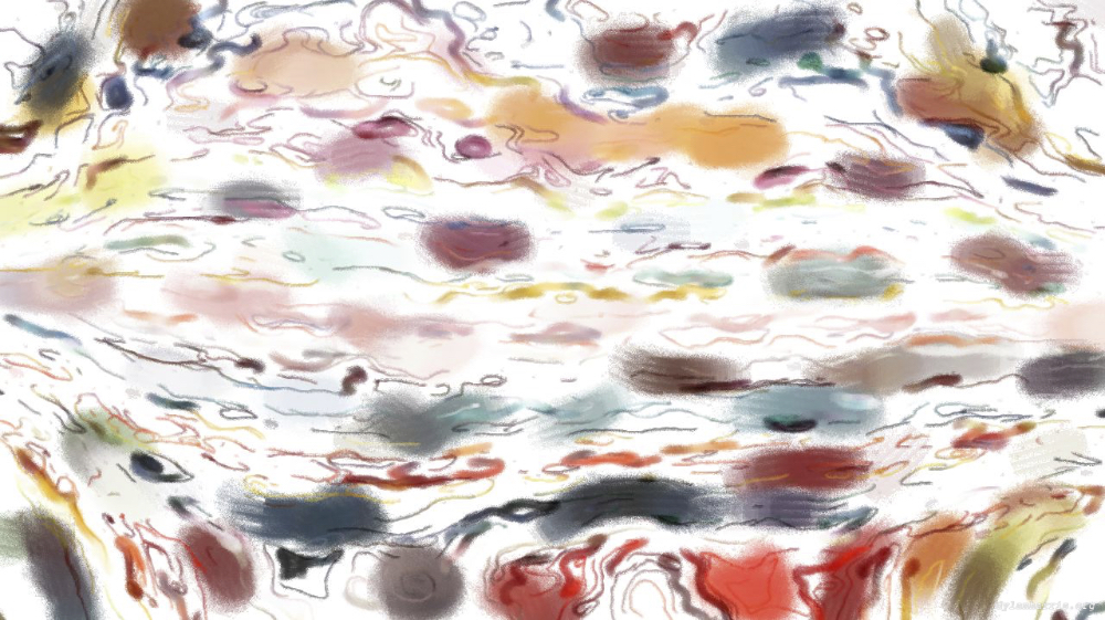 Image 'reflets &mdash; paint action sequence &mdash; portrait idea 2 6'.