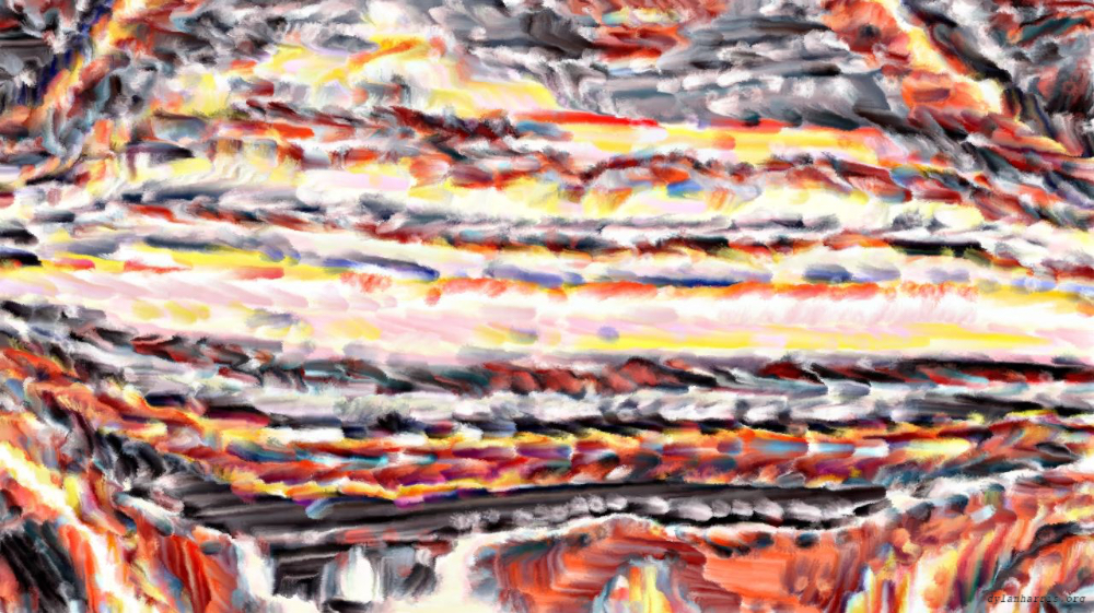 Image 'reflets &mdash; paint action sequence &mdash; paint regionise 5'.