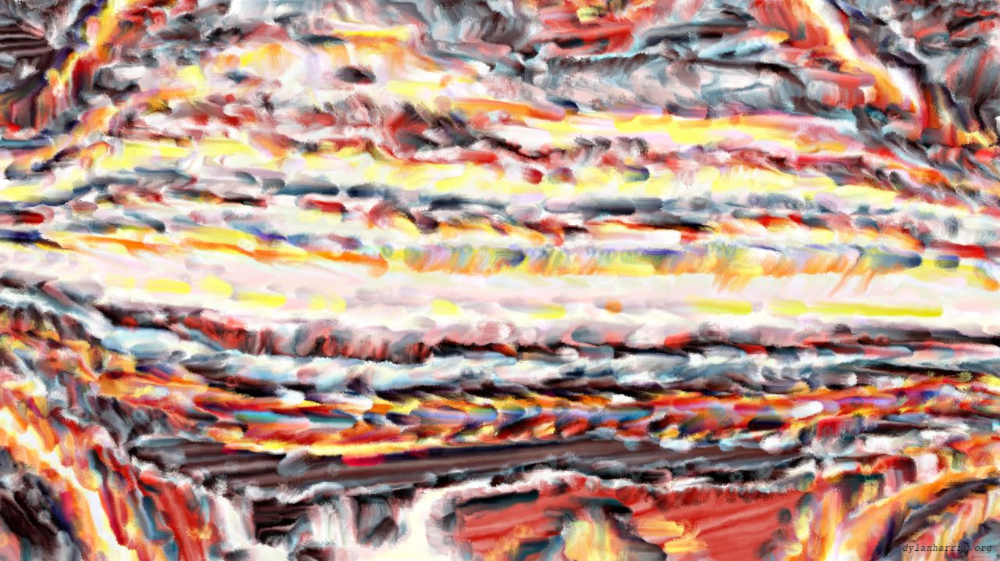 Image 'reflets &mdash; paint action sequence &mdash; paint regionise 7'.
