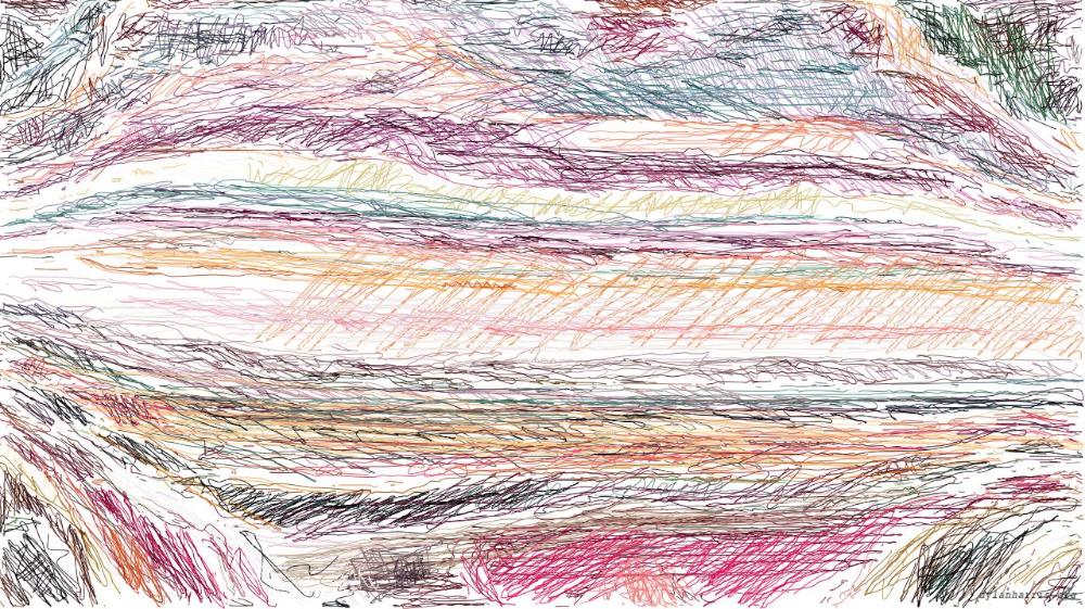 Image 'reflets &mdash; paint action sequence &mdash; regionise ideas 1 5'.