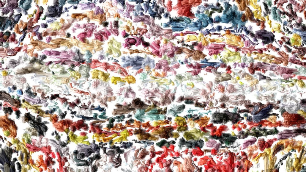 Image 'reflets &mdash; paint synthesiser classic &mdash; 4.0 collection raised rough strokes 1 5'.