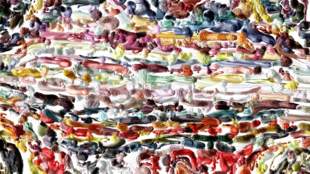 Image 'reflets &mdash; paint synthesiser classic &mdash; 4.0 collection raised rough strokes 1 7'.