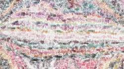 Fourth of 'reflets &mdash; paint synthesiser classic &mdash; 4.0 collection raised rough strokes 1'.