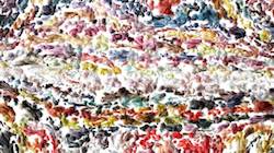 Fifth of 'reflets &mdash; paint synthesiser classic &mdash; 4.0 collection raised rough strokes 1'.