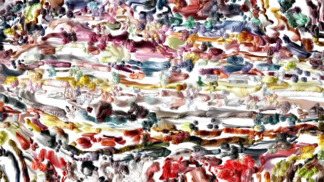 Image 'reflets &mdash; paint synthesiser classic &mdash; 4.0 collection raised rough strokes 2 1'.