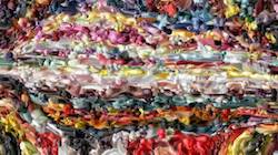 Second of 'reflets &mdash; paint synthesiser classic &mdash; 4.0 collection raised rough strokes 2'.