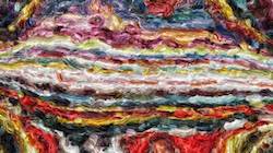 Fourth of 'reflets &mdash; paint synthesiser classic &mdash; 4.0 collection raised rough strokes 2'.