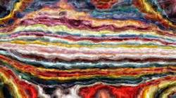 Sixth of 'reflets &mdash; paint synthesiser classic &mdash; 4.0 collection raised rough strokes 2'.