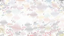 Fifth of 'reflets &mdash; paint synthesiser classic &mdash; 4.0 collection raised rough strokes 3'.