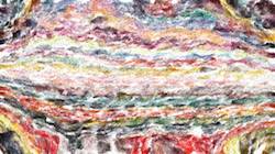 Second of 'reflets &mdash; paint synthesiser classic &mdash; 4.0 collection raised rough strokes 4'.