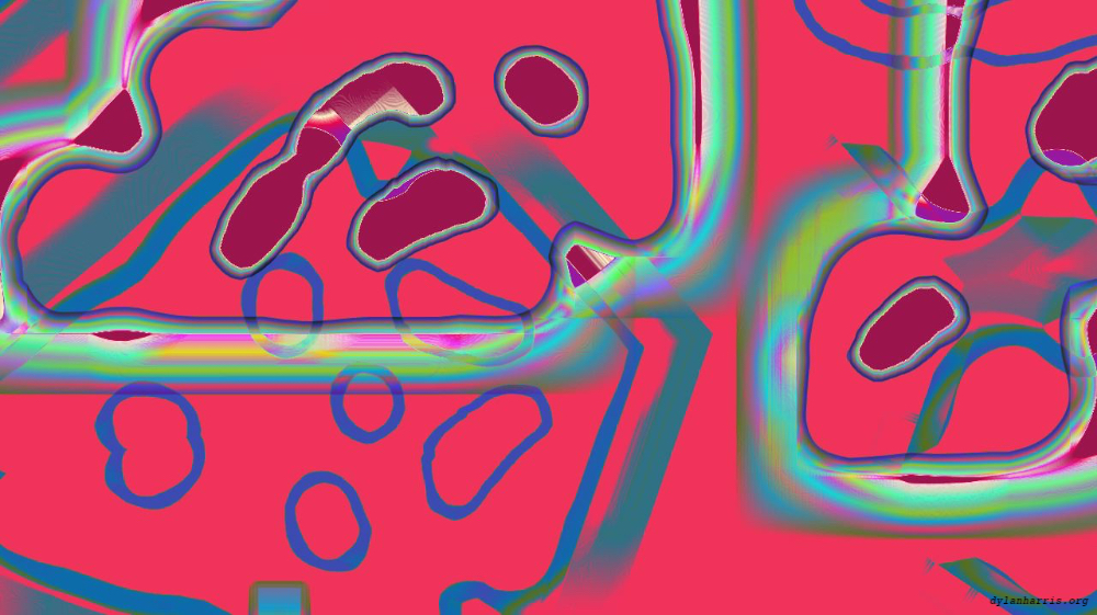 Image 'reflets &mdash; msg &mdash; abstract 1 symmetry breaking 10 2'.