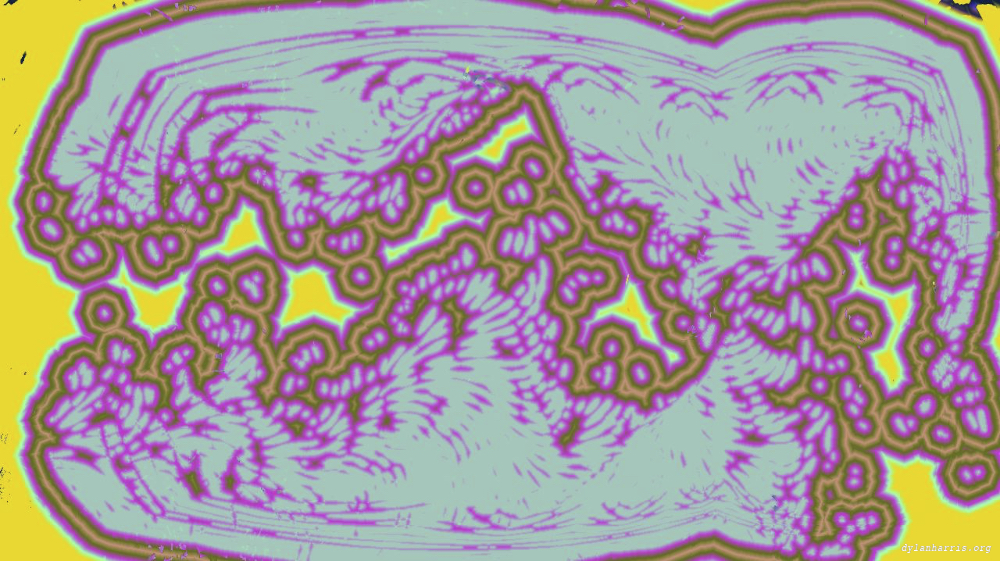 Image 'reflets &mdash; msg &mdash; abstract 1 symmetry breaking 13 6'.