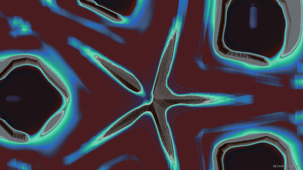 Image 'reflets &mdash; msg &mdash; abstract 1 symmetry breaking 2 7'.