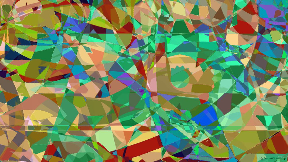 Image 'reflets &mdash; msg &mdash; abstract 1 symmetry breaking 8 4'.