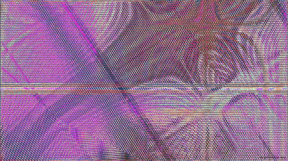 Image 'reflets &mdash; msg &mdash; abstract 1 symmetry breaking 9 4'.