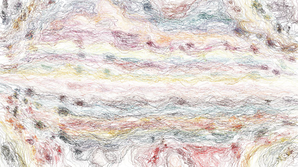 Image 'reflets &mdash; paint synthesiser classic &mdash; default scribble 3'.