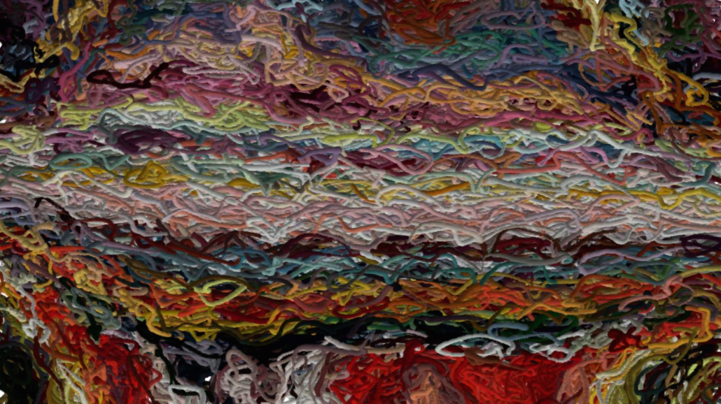 Image 'reflets &mdash; paint synthesiser classic &mdash; default scribble 7'.