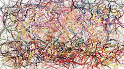 Second of 'reflets &mdash; paint synthesiser classic &mdash; 3.5 collection scribblers 1'.