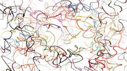 Seventh of 'reflets &mdash; paint synthesiser classic &mdash; 3.5 collection scribblers 1'.